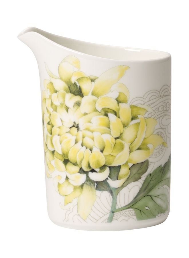 Quinsai Garden Creamer Jug White/Yellow/Green