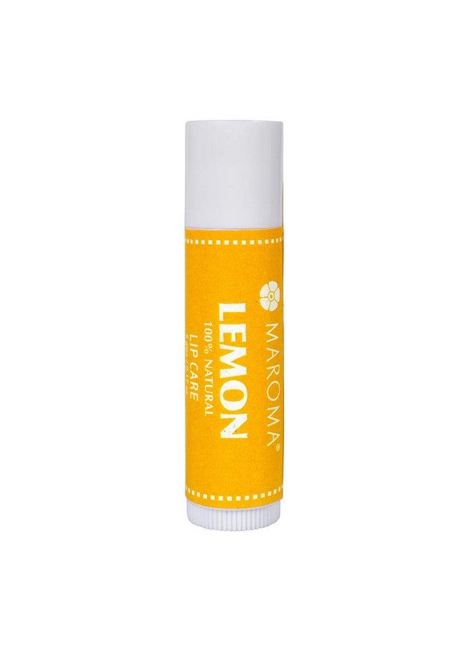 - Lip Balm - Lemon - 5 Gm Stick Each (Pack Of 2) - 100% Natural