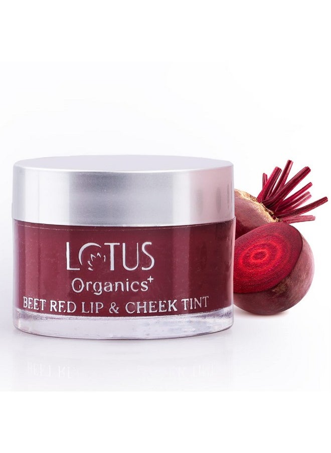 Beet Red Lip & Cheek Tint |Natural Organic & Youthful Glow|All Skin Types|10Gm