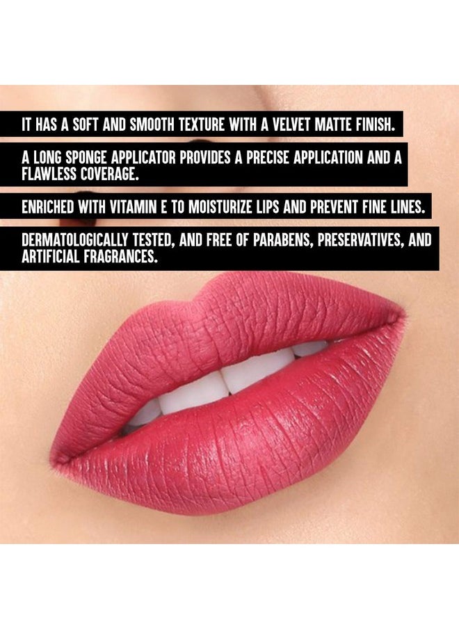 Kiss Proof Lip Statin Matte Finish, Haute Latte 007, 6.5Ml | Enriched With Vitamin E | Preservative Free | Longlasting