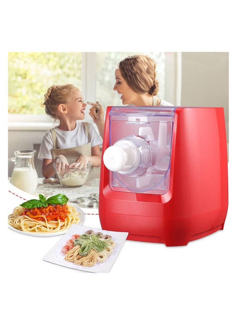 Automatic Noodle Maker Machine – Multi-Functional Pressing Noodle Maker with Various Molds, Non-Stick & Break-Resistant, Easy Operation Kitchen Tool for Homemade Fresh Noodles