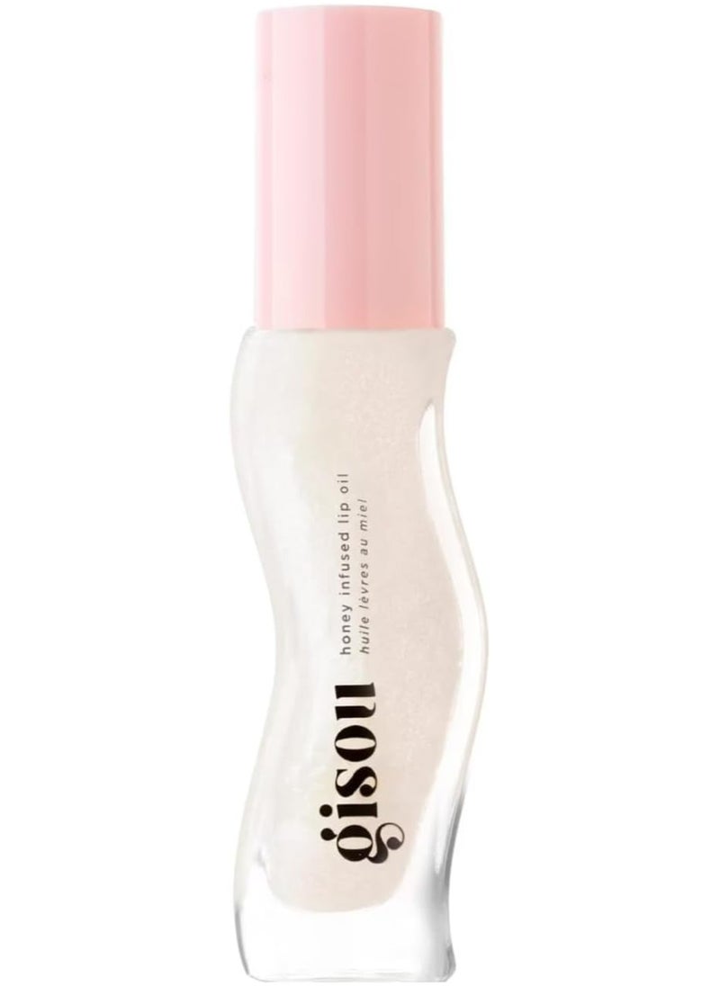 Gisou Honey Infused Lip Oil, Coconut Frost, 8ml