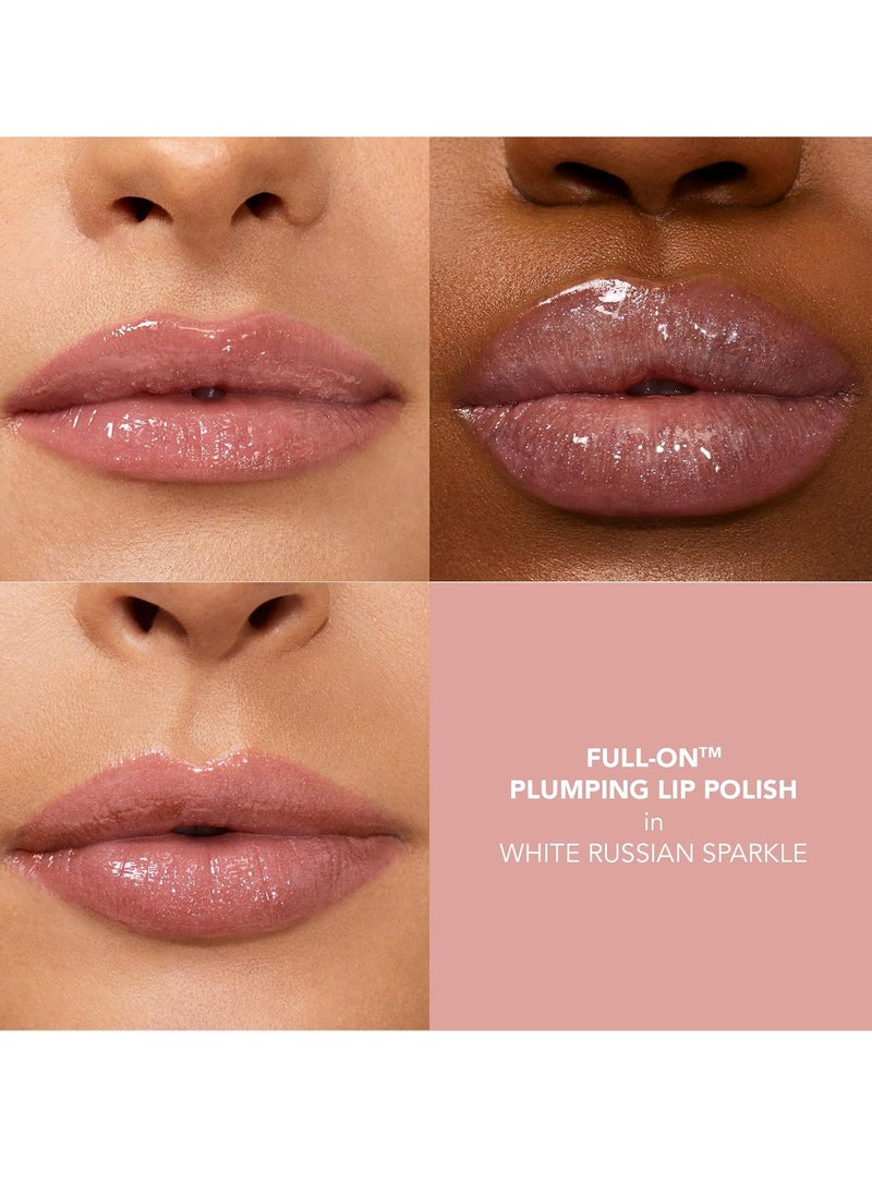 BUXOM Full-On Plumping Lip Polish, Tinted Lip Plumper Gloss, Plumping Formula with Peptides & Vitamin E, Moisturizing Lip Plumping Gloss