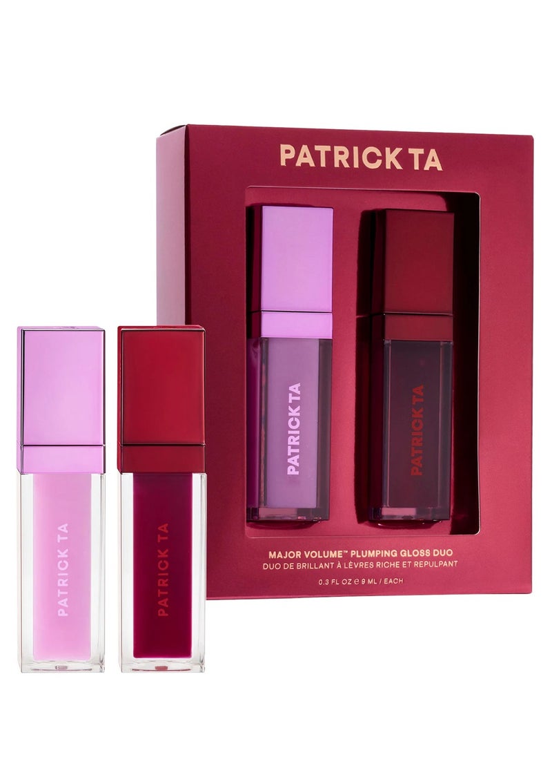 PATRICK TA Major Volume Plumping Gloss Duo- Headliner/Main Stage