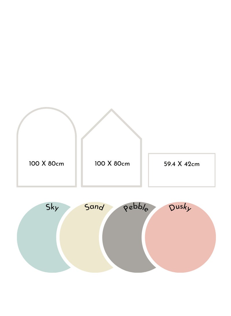 Flok Multi-purpose Mag Wall- Block Dusky