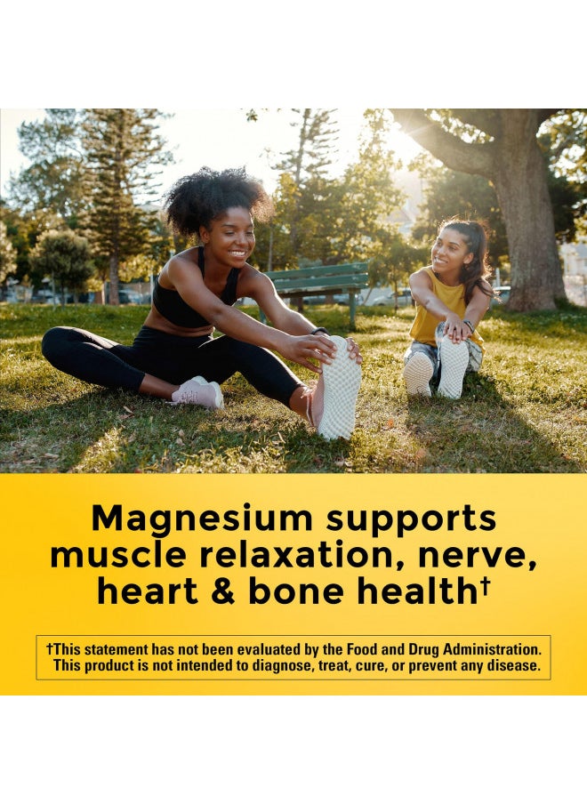 High Absorption Magnesium Citrate 200 Mg Per Serving Magnesium Supplement For Muscle Nerve Bone