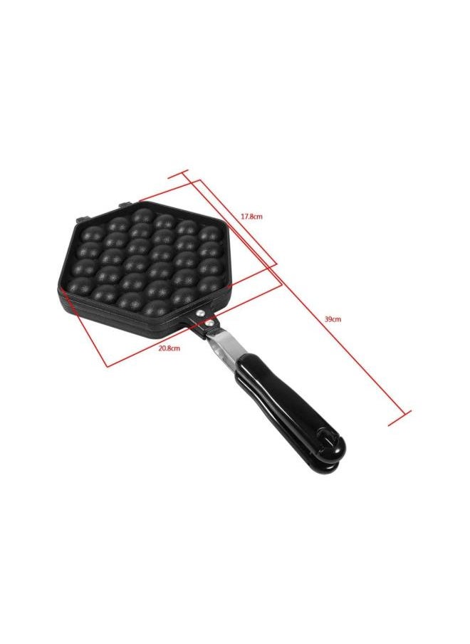 DIY Bubble Waffle Cone Maker, Non-Stick Eggettes Pan Aluminum Egg Bubble Cake Baking Mold Plate Using for Home