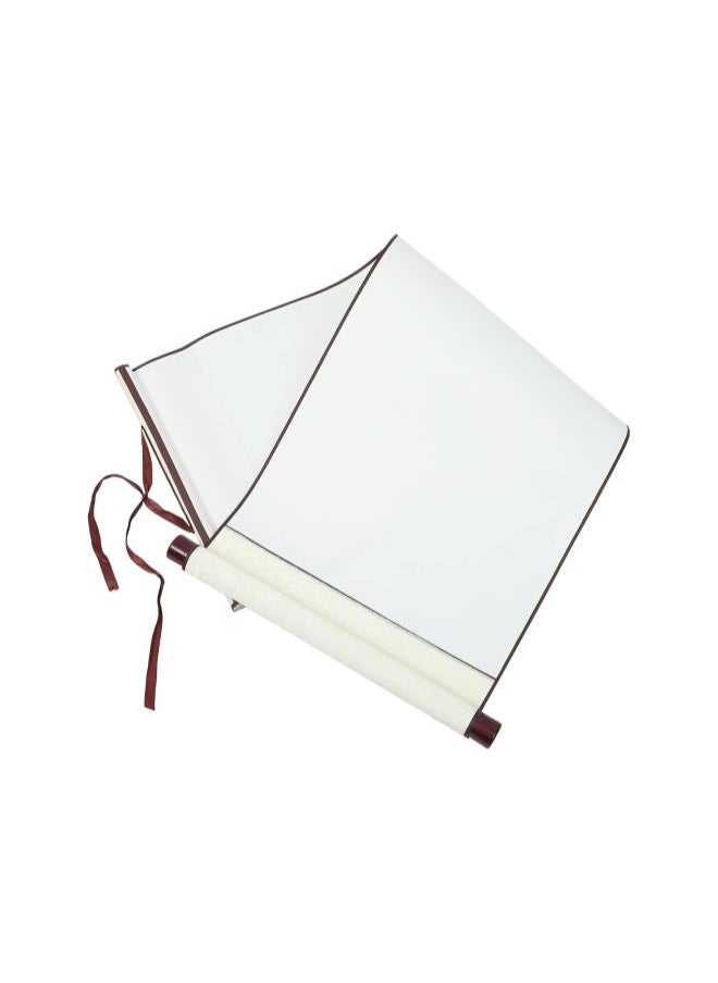 Chinese Calligraphy Blank Hanging Scrolls Drawing Scrolls Paper Office Hanging Wall Blank Scrolls 1Pc White
