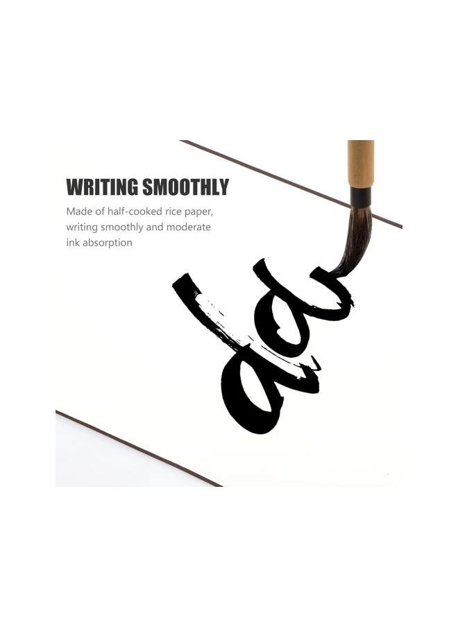 Chinese Calligraphy Blank Hanging Scrolls Drawing Scrolls Paper Office Hanging Wall Blank Scrolls 1Pc White