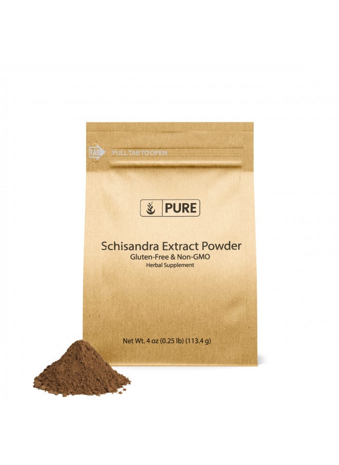 Pure Original Ingredients Schisandra (4 oz), Non-GMO, Gluten-free, Five-flavor-fruit, Traditional Herb