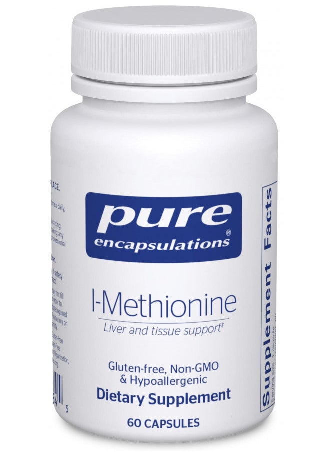 Pure Encapsulations L-Methionine | Glutathione and Amino Acid Supplement for Joints, Liver and Pancreas Support, Antioxidants, and Nervous System* | 60 Capsules