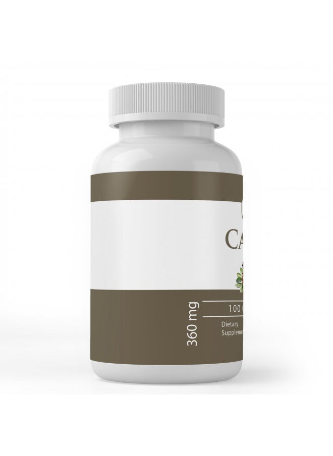 Pure Original Ingredients Cacao, (100 Capsules) Always Pure, No Additives Or Fillers, Lab Verified