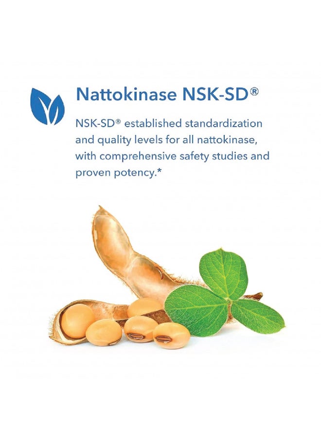 Allergy Research Group - Nattokinase Supplement NSK-SD 2000 FU, 100mg - Cardiovascular/Circulatory Health - 180 Softgels