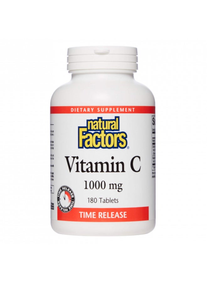 Natural Factors, Vitamin C 1000 mg, Time Release Antioxidant Support for Immune and Bone Health