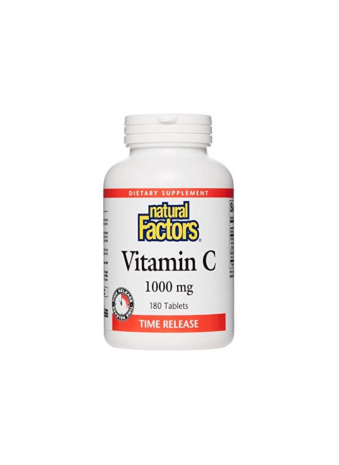 Natural Factors, Vitamin C 1000 mg, Time Release Antioxidant Support for Immune and Bone Health