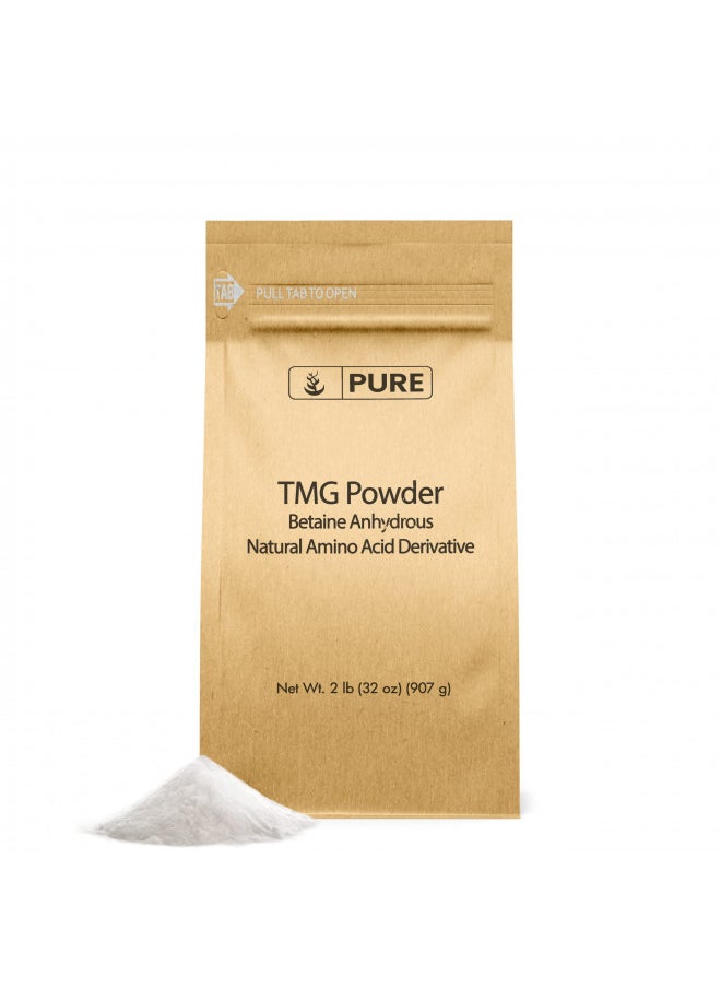 Pure Original Ingredients Trimethylglycine (2lb) TMG Powder, Vegan and Gluten-Free.