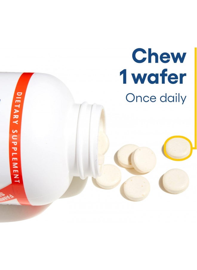 Natural Factors, Kids Chewable Vitamin C 500 mg, Supports Immune Health, Bones, Teeth and Gums, Peach, Passionfruit and Mango, 90 Wafers