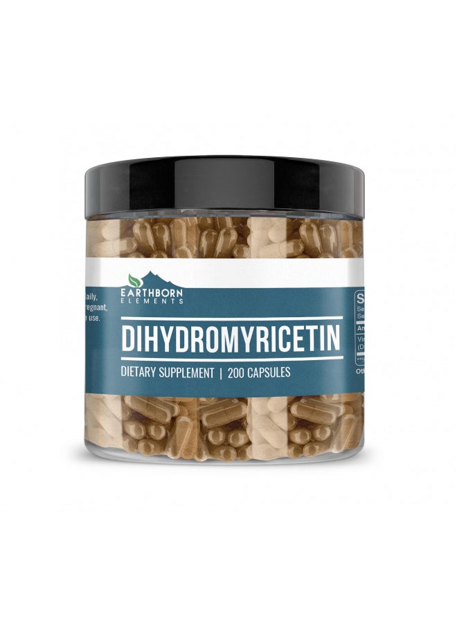 Earthborn Elements DHM Dihydromyricetin 200 Capsules, Pure & Undiluted, No Additives