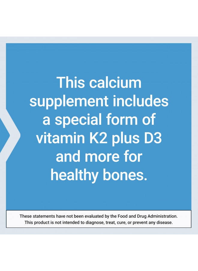 Life Extension Bone Restore Elite with Super Potent K2 - Clinically Studied Vitamin K2 & Calcium Promotes Healthy Bone Mineral Density, Bone-Friendly Formula - Non-GMO, Gluten-Free - 120 Capsules