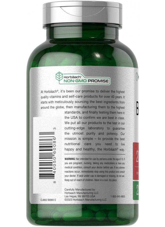 Beet Root Powder Capsules | 250 Pills | Herbal Extract | Non-GMO, Gluten Free, and DNA Tested Supplement | by Horbaach