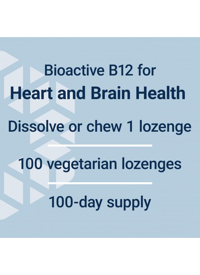 Life Extension Vitamin B12 Methylcobalamin 500mcg - Vitamin B12 Supplement For General Energy and Brain Health - Sugar Free Vegetarian Lozenges Dissolve in Your Mouth - Once Daily - 100 Count