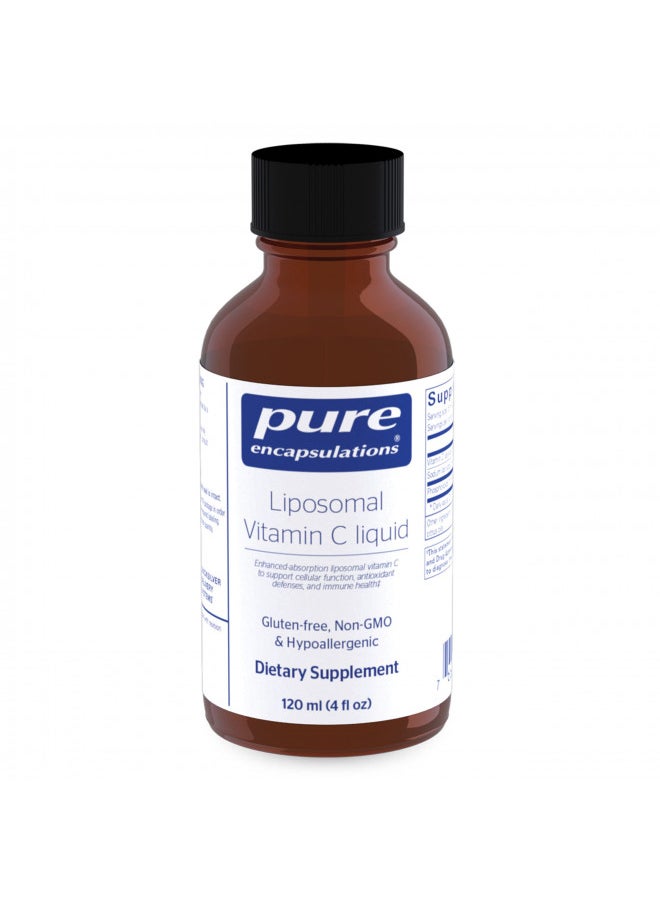 Pure Encapsulations Liposomal Vitamin C | Support for Cellular Function, Antioxidant Defenses and Immune Health* | 4 fl. oz.