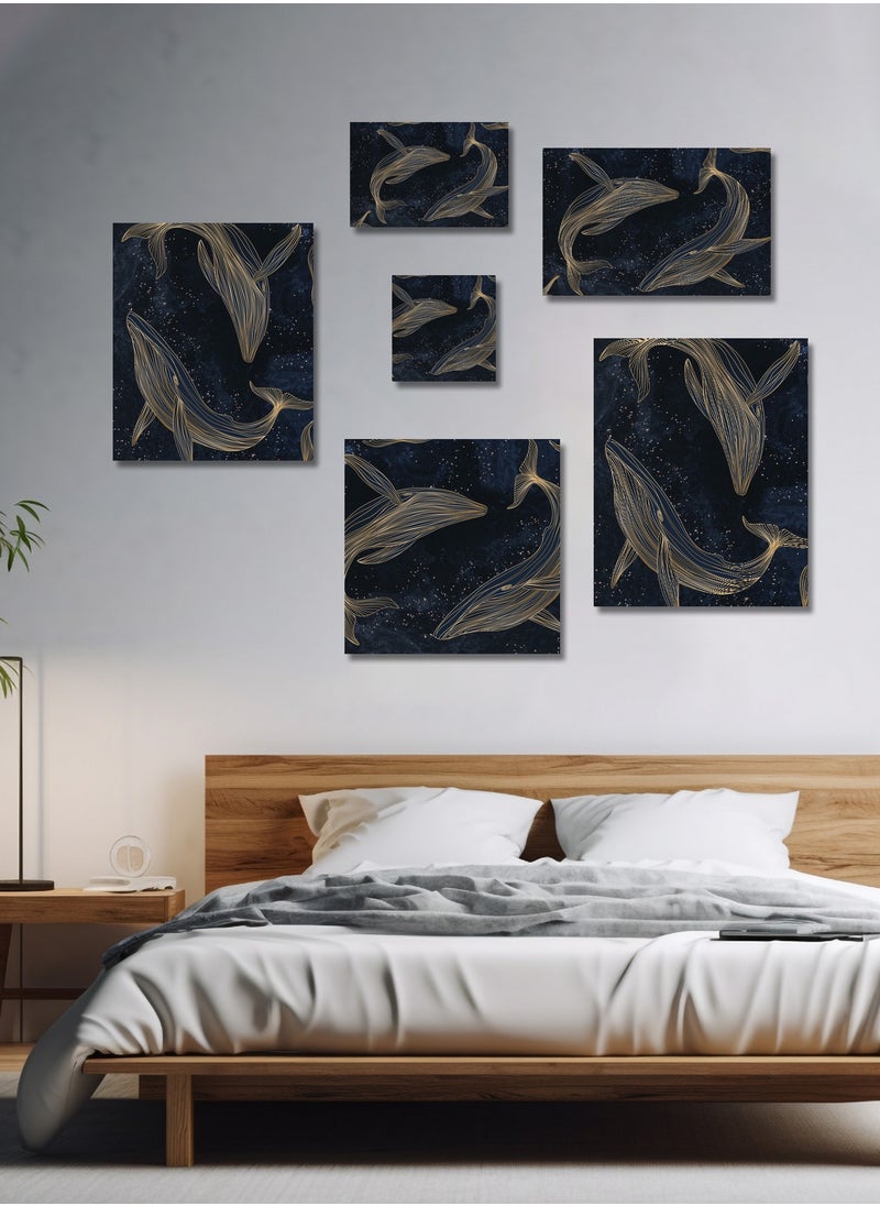 Line Canvas Artwork on Cotton Canvas with Wooden Stretcher – Wall Mount Friendly, Includes Hooks and Screws, Available in Sizes: 40x40, 60x40, 80x60, 80x120, 100x100, 100x150.