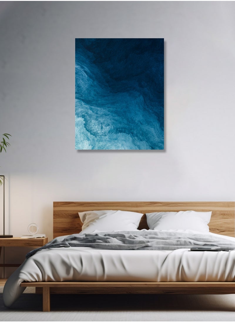 Printed Ocean Canvas Artwork on Cotton Canvas with Wooden Stretcher – Wall Mount Friendly, Includes Hooks and Screws, Available in Sizes: 40x40, 60x40, 80x60, 80x120, 100x100, 100x150