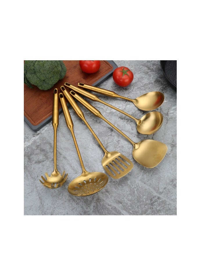 New Stainless Steel Spatula Six Piece Set