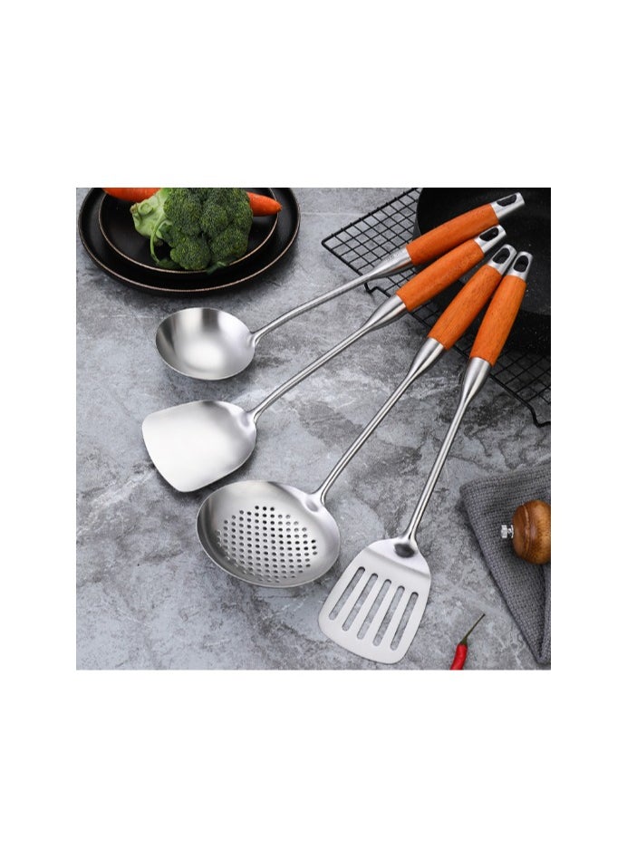 New stainless steel spatula four piece set