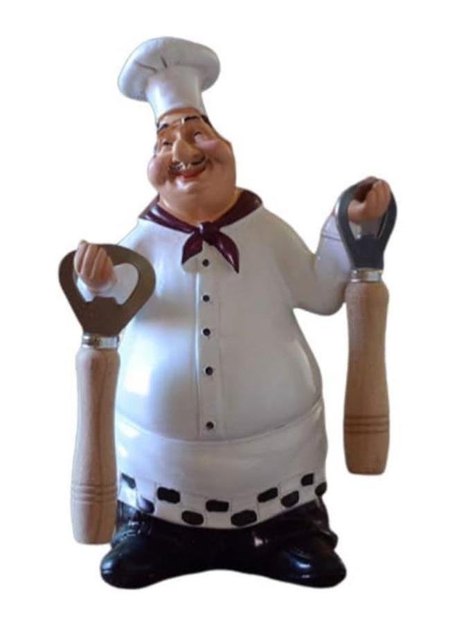 American Chef Figurines Kitchen Decor Home Kitchen Restaurant Decor (Opener Holding Style)