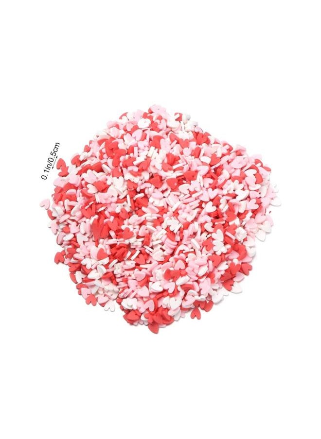 100g/Pack Fake Sprinkles for Slime Charms Filler DIY Slime Supplies Fake Candy Chocolate Cake Dessert Mud Particles Toy (Mixed Color)