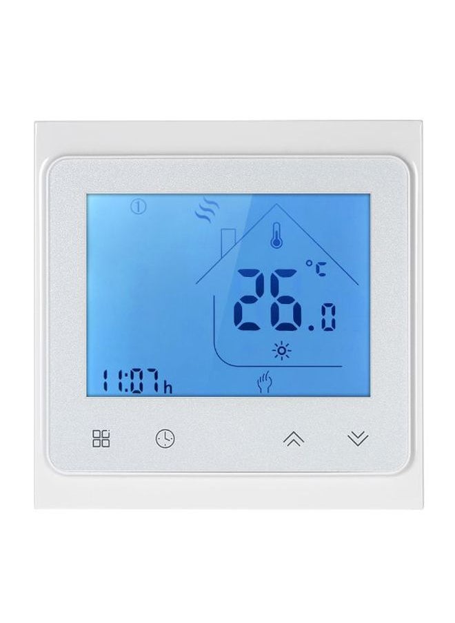 Programmable Electric Heating Touch Screen Thermostat H22280 White