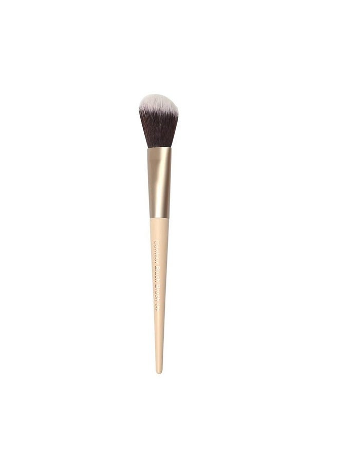 Contour Brush 05, Cream & Powder Blushes, Bronzers, And Highlighter, Precision Face & Cheeks Makeup Brush | Fluffy Angled Vegan Bristles