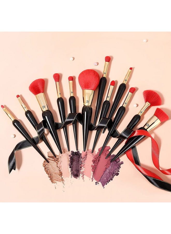 The Queen Seris Makeup Brush Set 12Pc