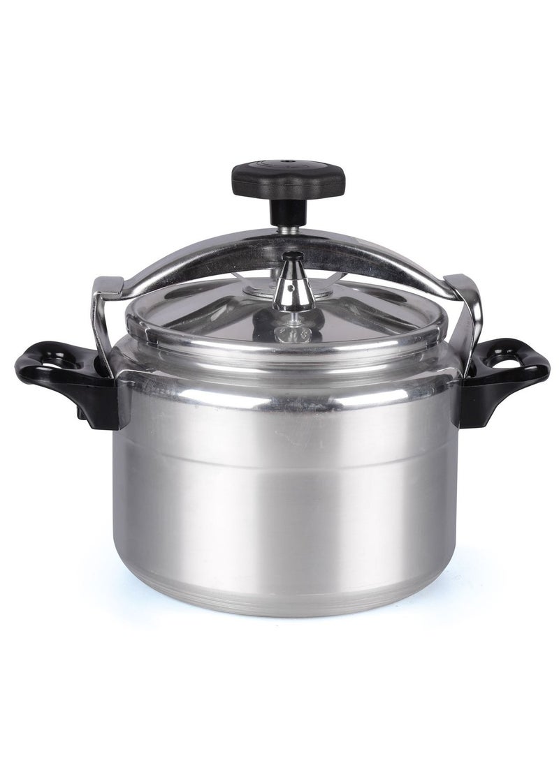 Multifunction Premium Aluminum Non Stick Quick Cooking Arabic Pressure Cooker Large Capacity Commercial Pressure Cooker Pot Explosion Proof Steamer Cooking Pressure Canner with Heat Insulating Handle Leak Free Lid 2.5/3/4/5/7/9/11/15 Liters