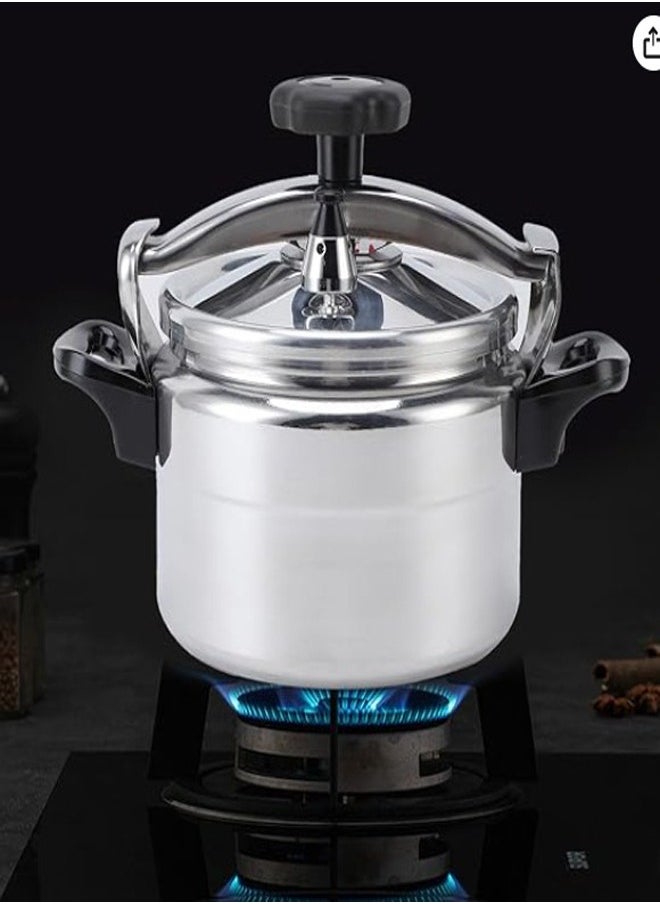 Multifunction Premium Aluminum Non Stick Quick Cooking Arabic Pressure Cooker Large Capacity Commercial Pressure Cooker Pot Explosion Proof Steamer Cooking Pressure Canner with Heat Insulating Handle Leak Free Lid 2.5/3/4/5/7/9/11/15 Liters