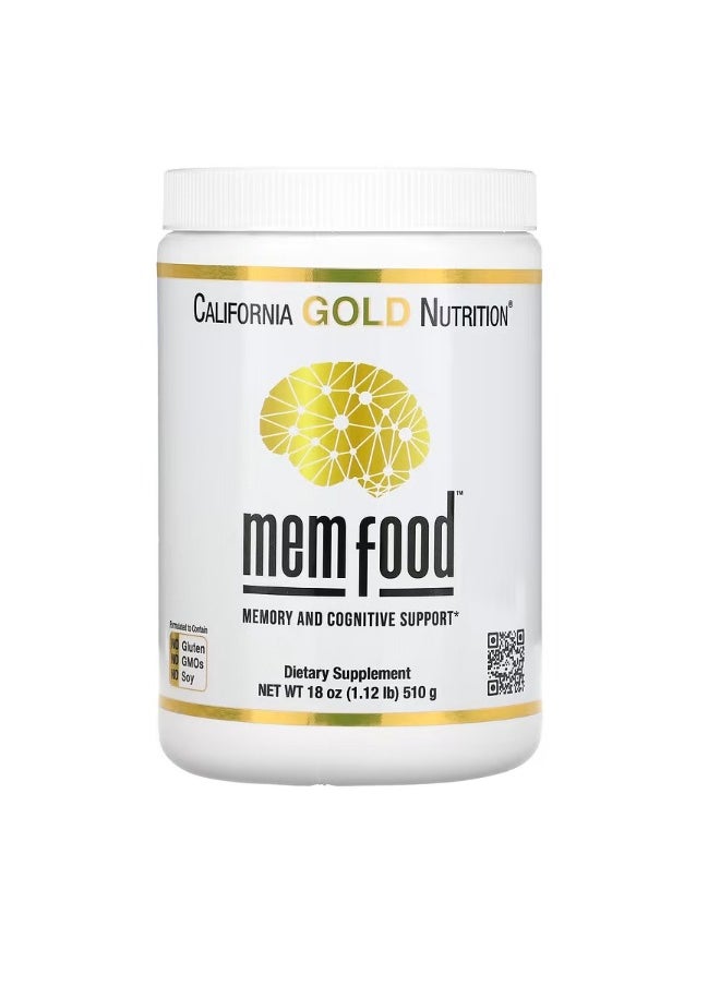 MEM Food Memory  Cognitive Support 1.12 lb 510 g