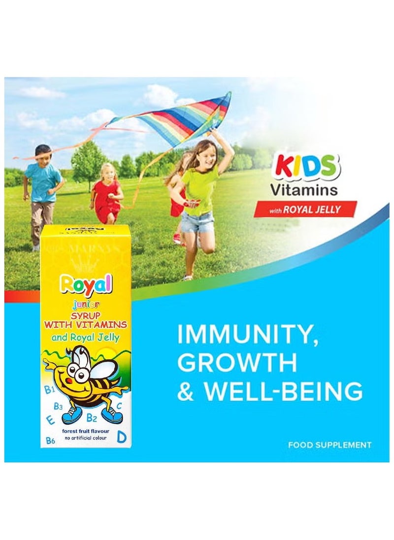 Marnys Junior Syrup with Vitamins & Royal Jelly 125ml