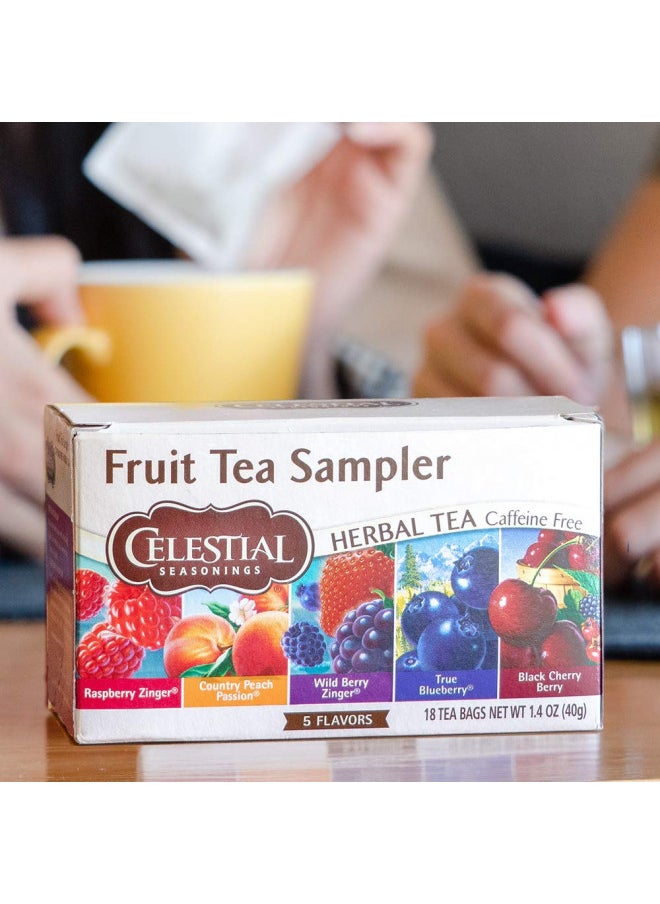 Celestial Seasonings Herbal Tea Fruit Sampler - 18 Tea Bags