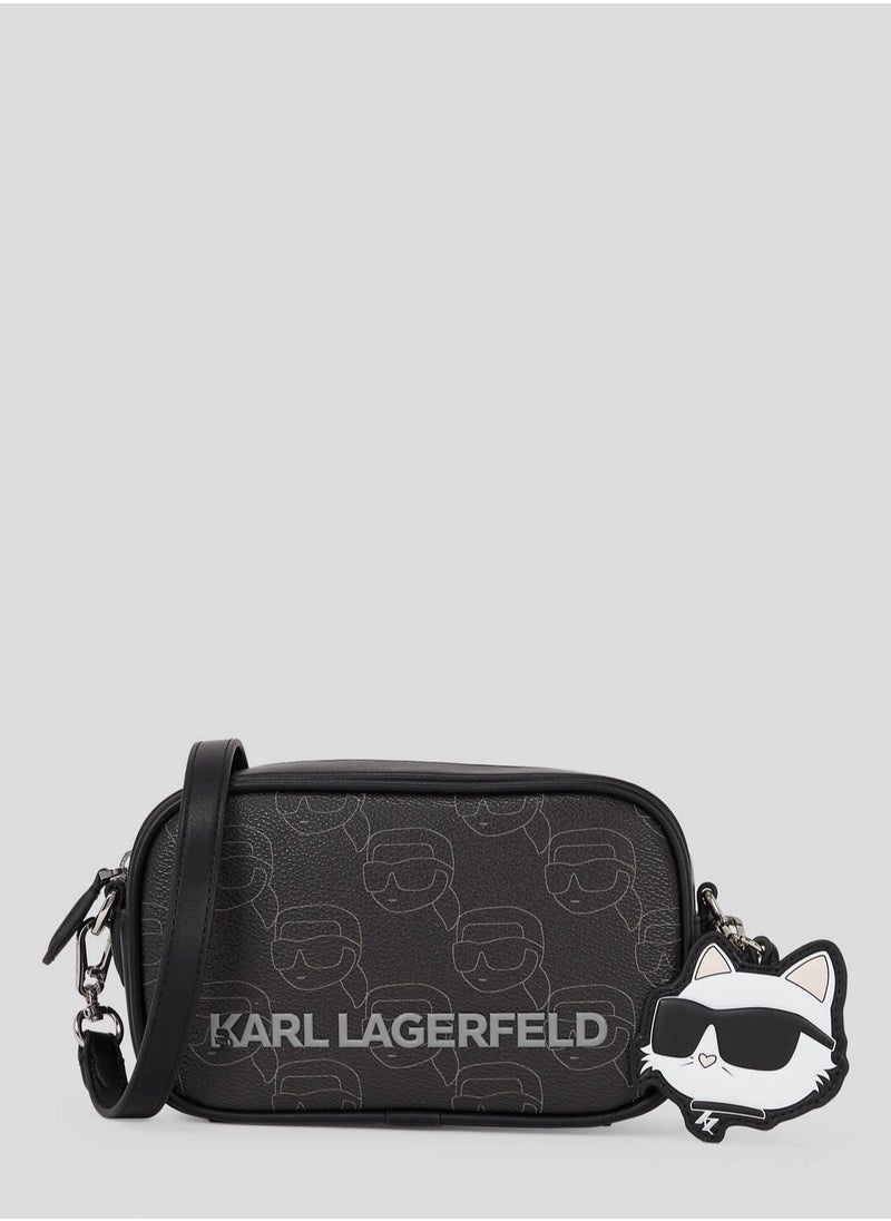 Karl Lagerfeld Paris Ikon Monogram Camera Bag