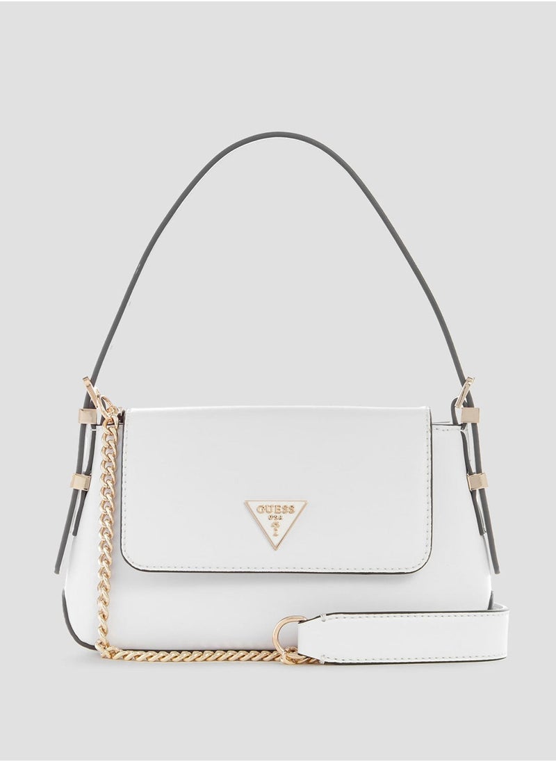 White Desideria Mini Shoulder Bag Online Sale,L: 27 W: 7 H: 13 cm