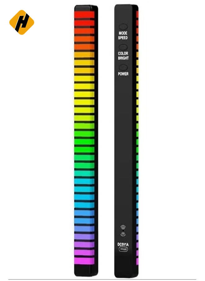 LED Sound Control Pickup Rhythm Light Multicolour