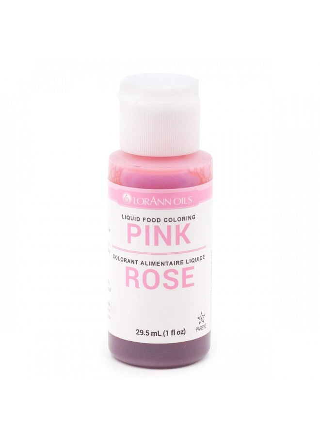 Lorann Pink Liquid Food Color, 1 Ounce Bottle