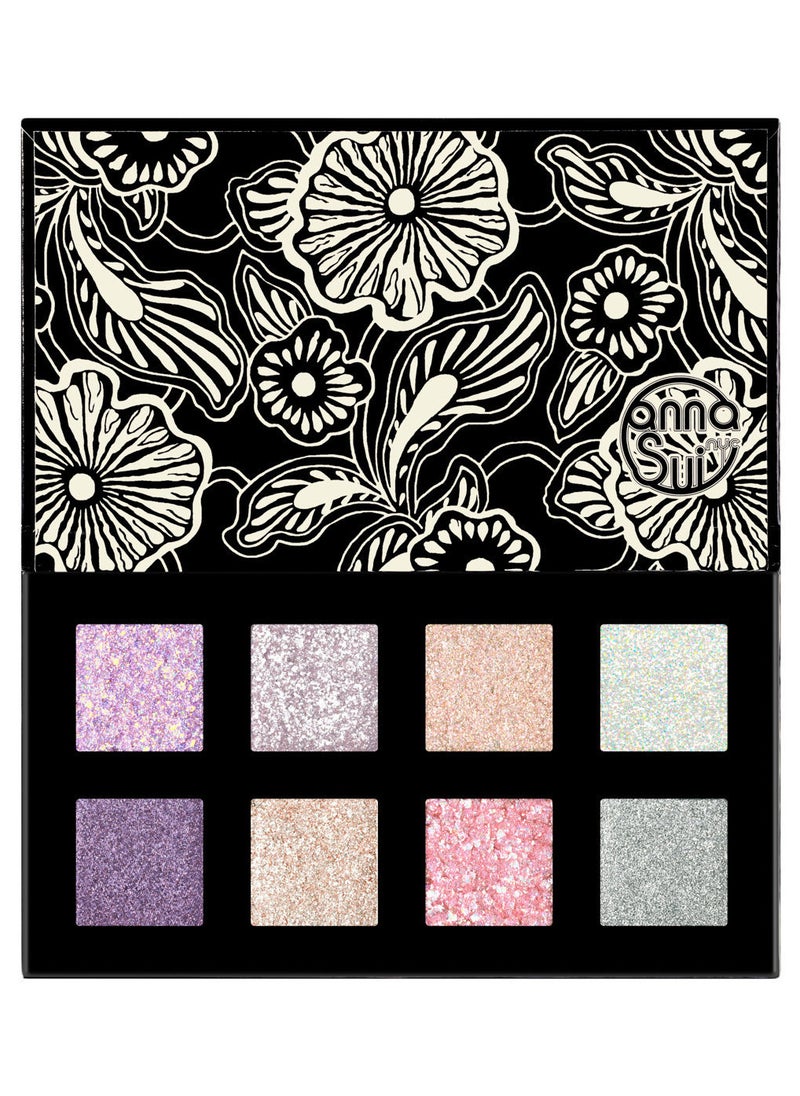 ANNA SUI NYC Eye & Face Color Palette 04 Pearl and glitter shades with a sparkling finish 6g