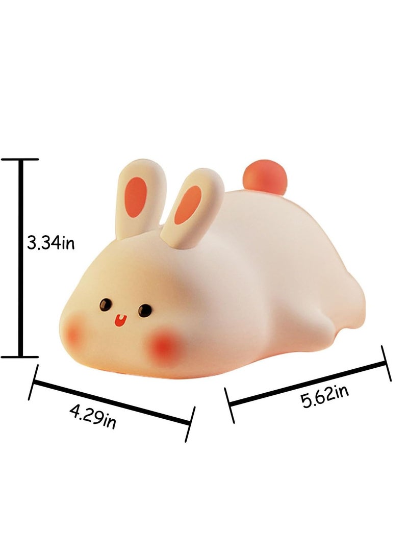 Big Face Rabbit Light Cute Night Light Rabbit Night Light for Kids Gift for Girls Boys Nursery Children Bedside Lamp Gifts Yellow