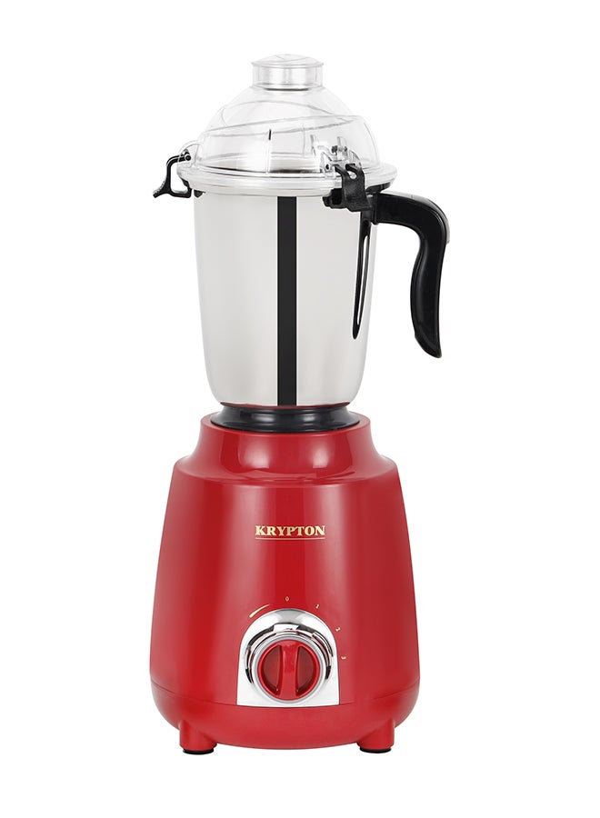 3-In-1 Powerful Mixer Grinder 750 W KNB6206B Red/Silver