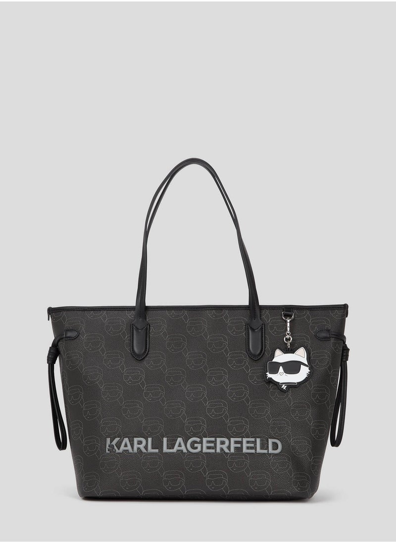 Karl Lagerfeld Paris Ikon Monogram Large Tote Bag