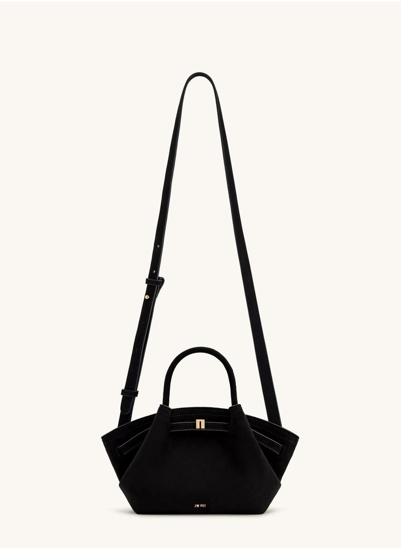 PEI Hana Mini Faux Suede Tote Black