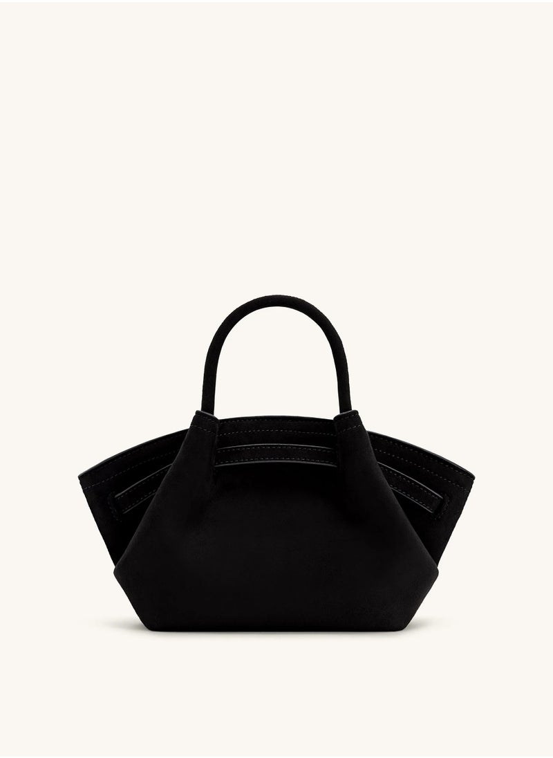 PEI Hana Mini Faux Suede Tote Black